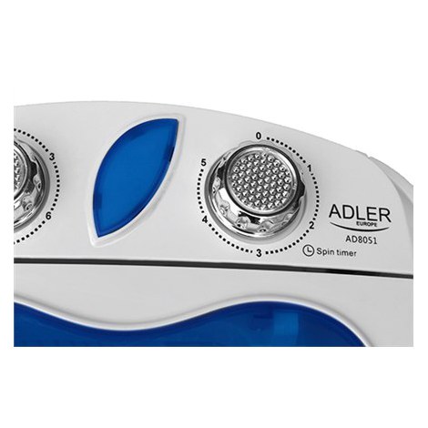 Adler | AD 8051 | Washing machine | Energy efficiency class | Top loading | Washing capacity 3 kg | Unspecified RPM | Depth 37 c - 5